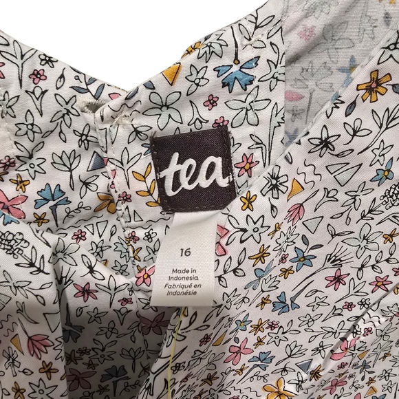 NWT Tea Collection Multicolor Floral Ruffle Dress - Picture 3 of 6